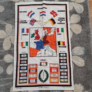 Ulster linen  European flag towel